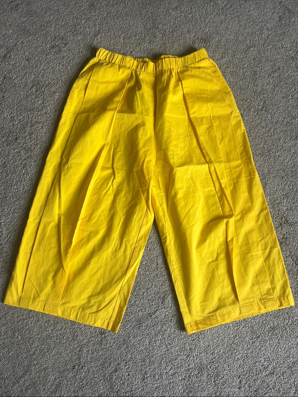 NWT StyleWe XL Yellow Oversized Barrel Leg Pleated Pants